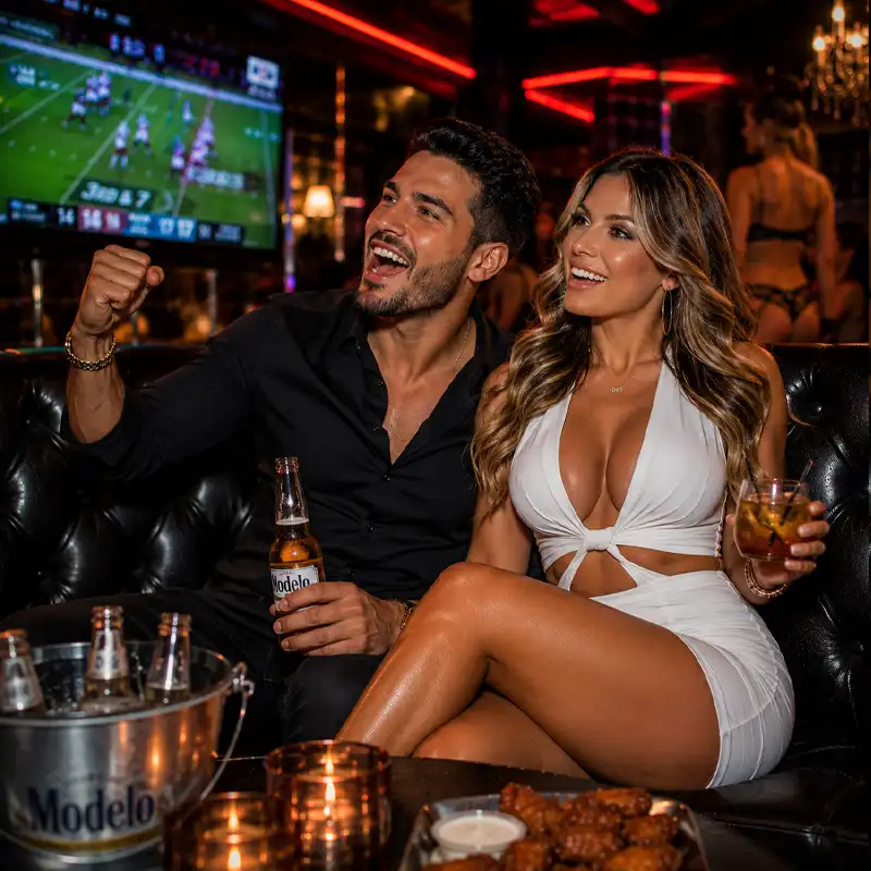 ufc boxing and sports at Chicas locs houston